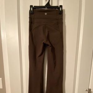 Lululemon Olive Green Groove Flare Pants